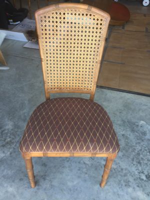 Cane Back Chair Before Pic