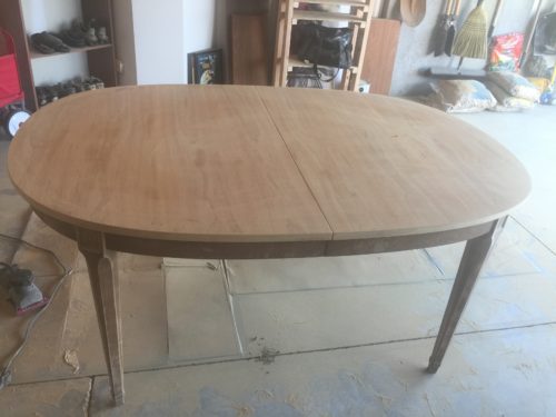 Kitchen Table Sanded