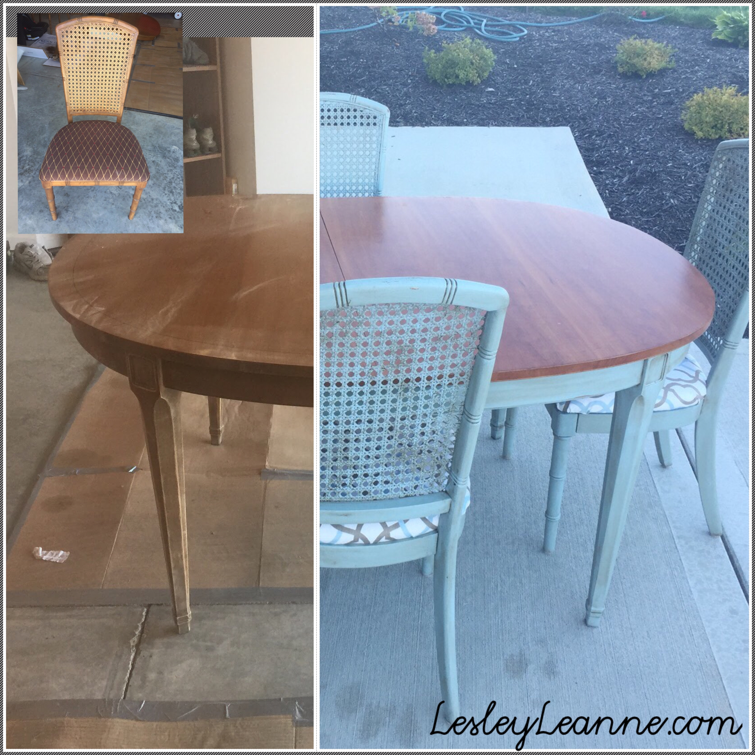 Shabby Chic Inspired Kitchen Table Flip