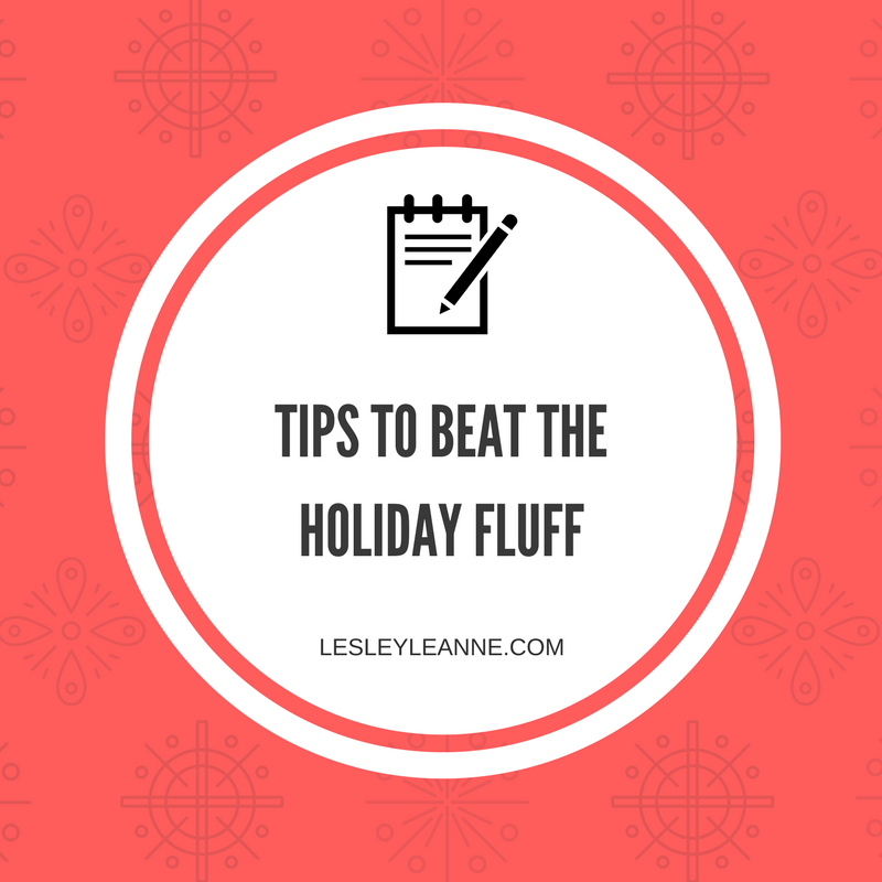 tips for health and fitness during the holidays