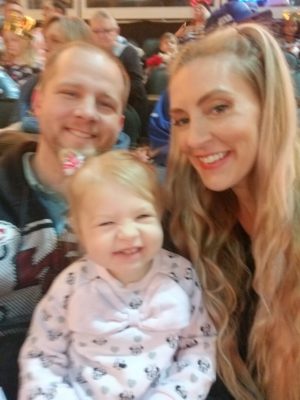 Family Pic at Disney on Ice