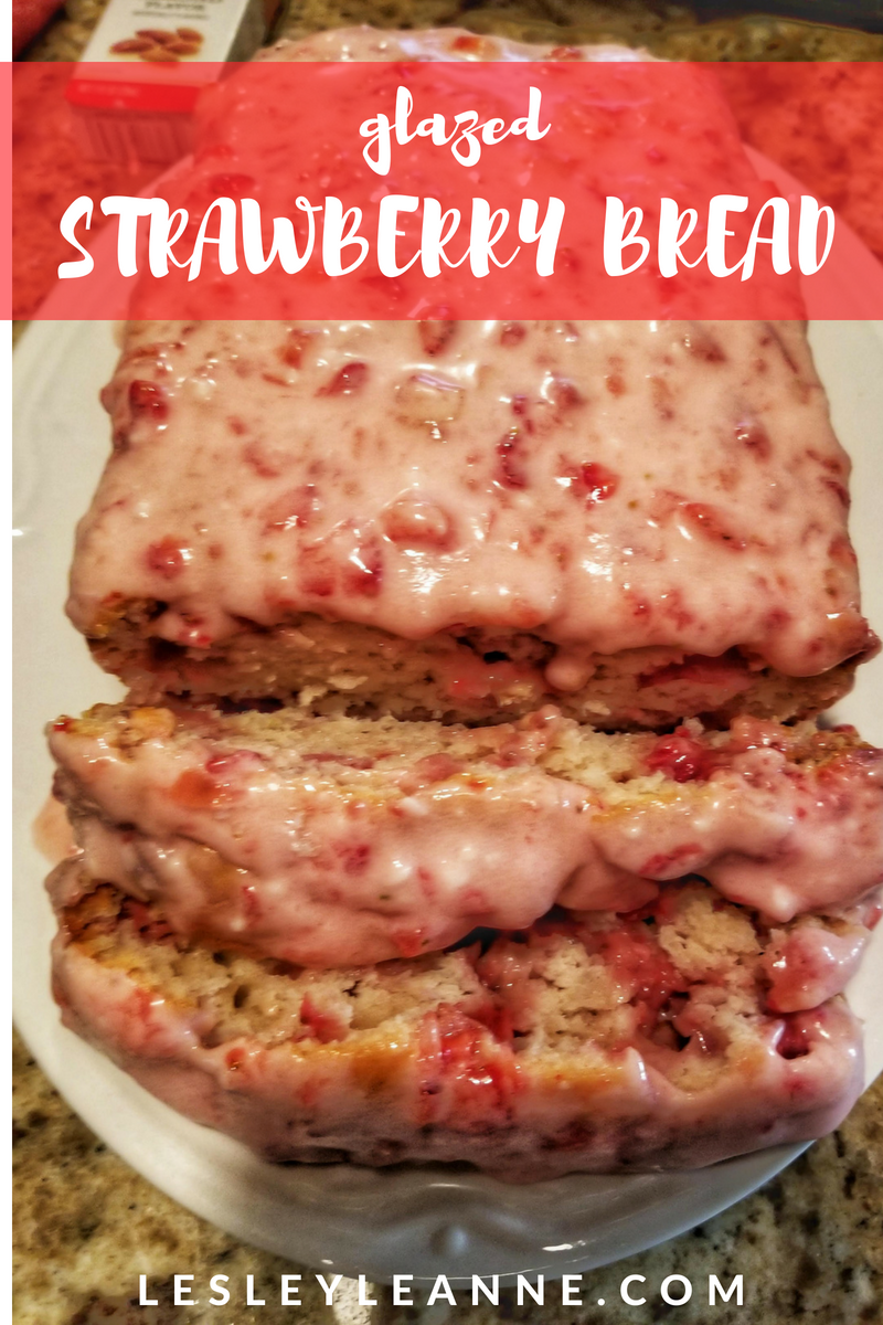 Glazed Strawberry Bread